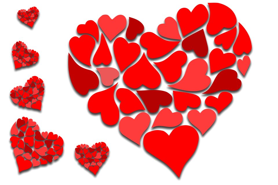 Valentine romance red