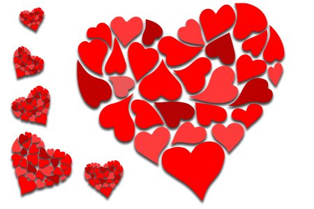 Valentine romance red
