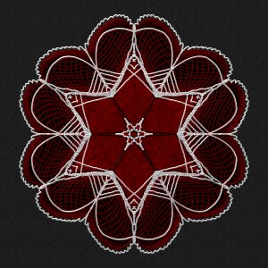 Chakra kaleidoscope filigree