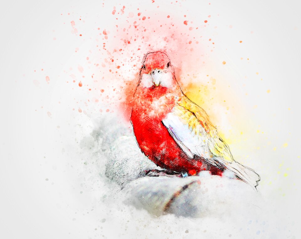 Art abstract watercolor