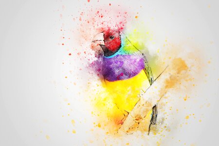 Art abstract watercolor