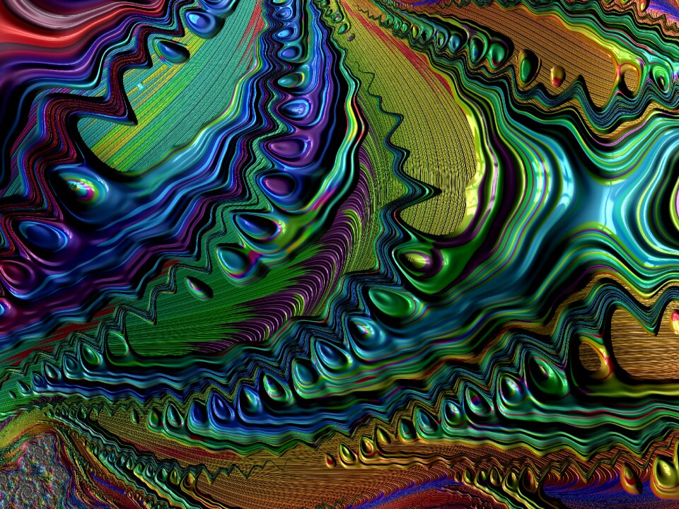 Bright color pattern
