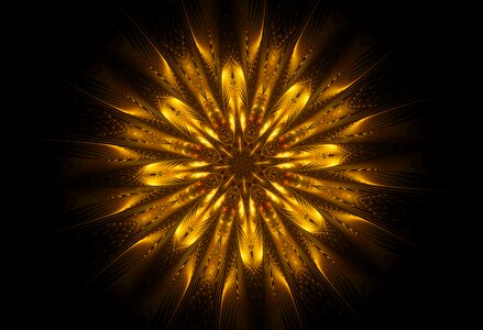 Fractal ornament pattern