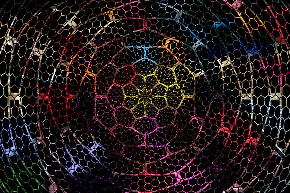 Abstract circle vintage