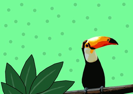 Abstract birds background