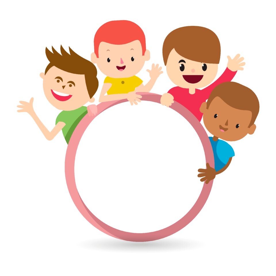 Kids clipart cute