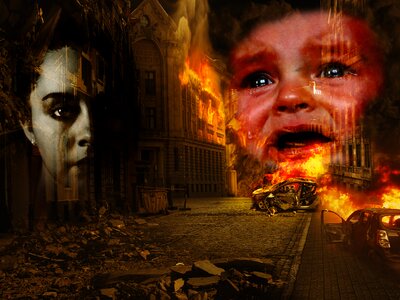 Cry symbol child
