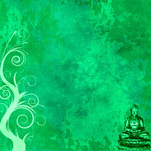 Scrapbook vintage buddha
