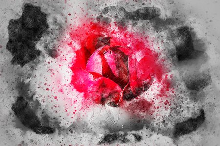 Abstract nature wedding