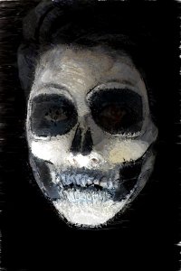 Scary death painting