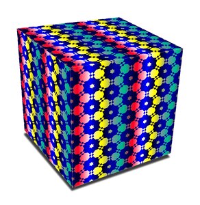 Block construction colorful