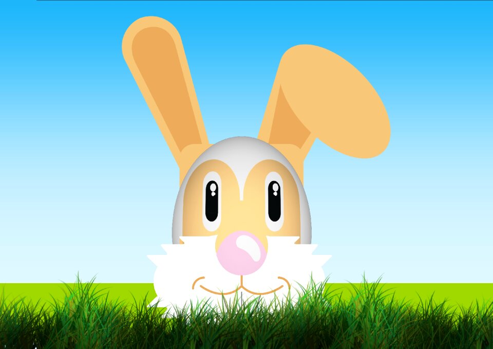 Grass egg easter egg