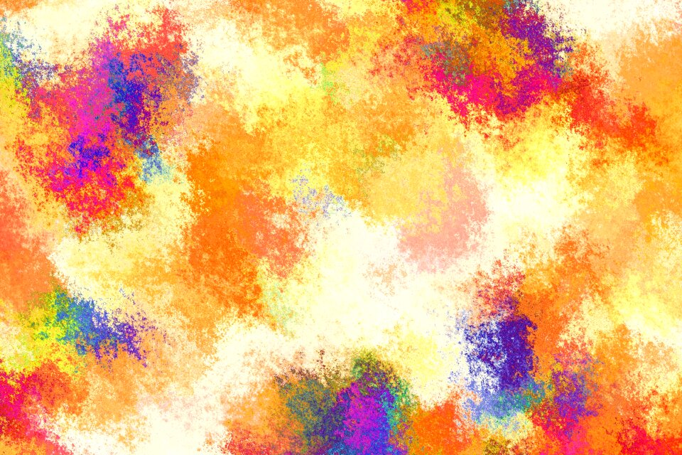 Watercolor vintage colorful