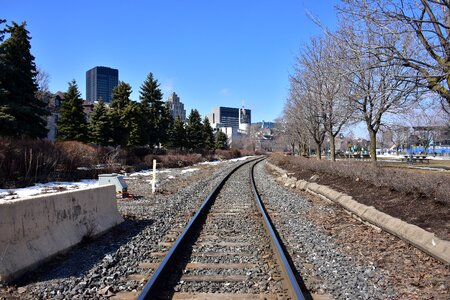 Rail transport montreal city