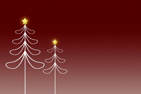 Congratulation tree red