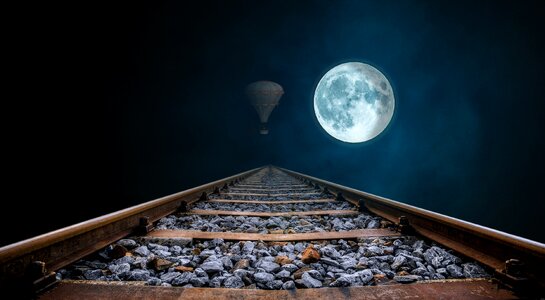 Balloon railway infinity