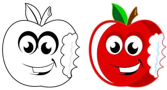 Bite cartoon character