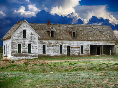 Derelict building house