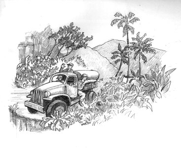 Ww2 truck Free illustrations