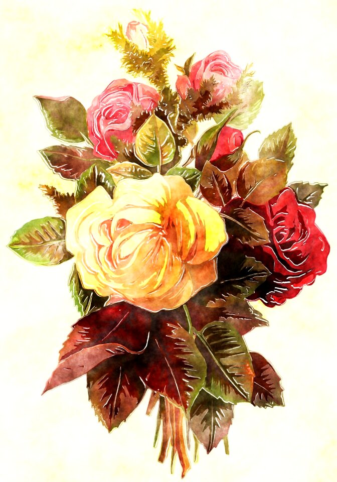 Ink style artistic