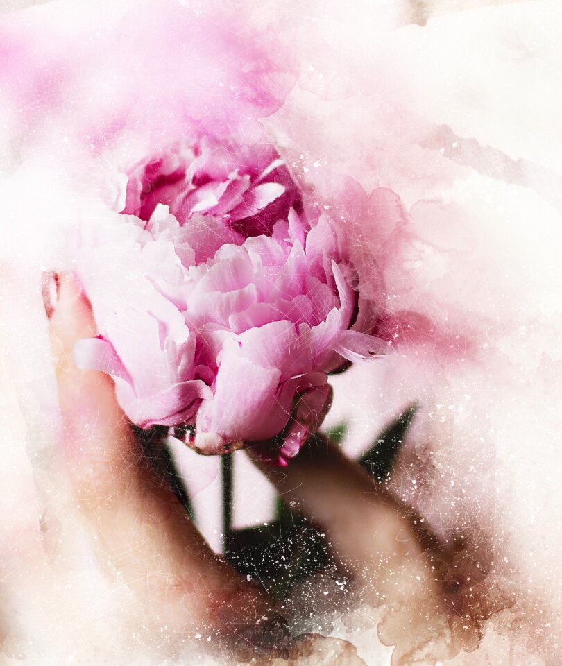 Abstract nature wedding