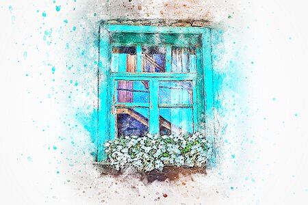 Art abstract watercolor