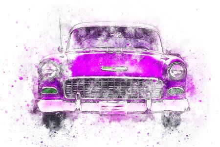 Abstract watercolor vintage