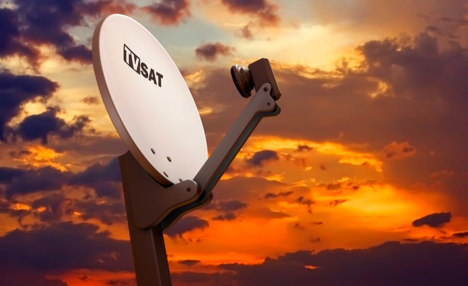 Tv equipment parabolic