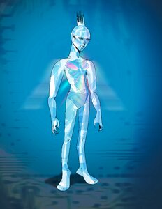 Alien person young