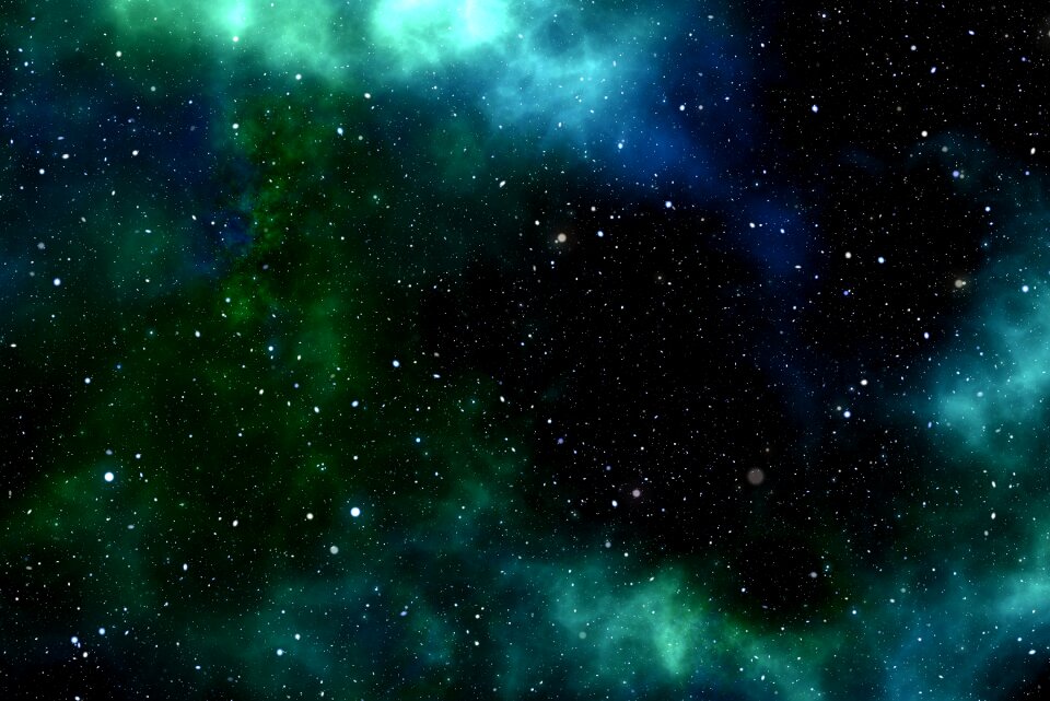 Astronautics space travel starry sky