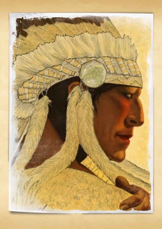 Headpiece beautiful male