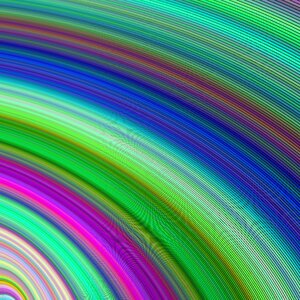 Digital art colorful illusion