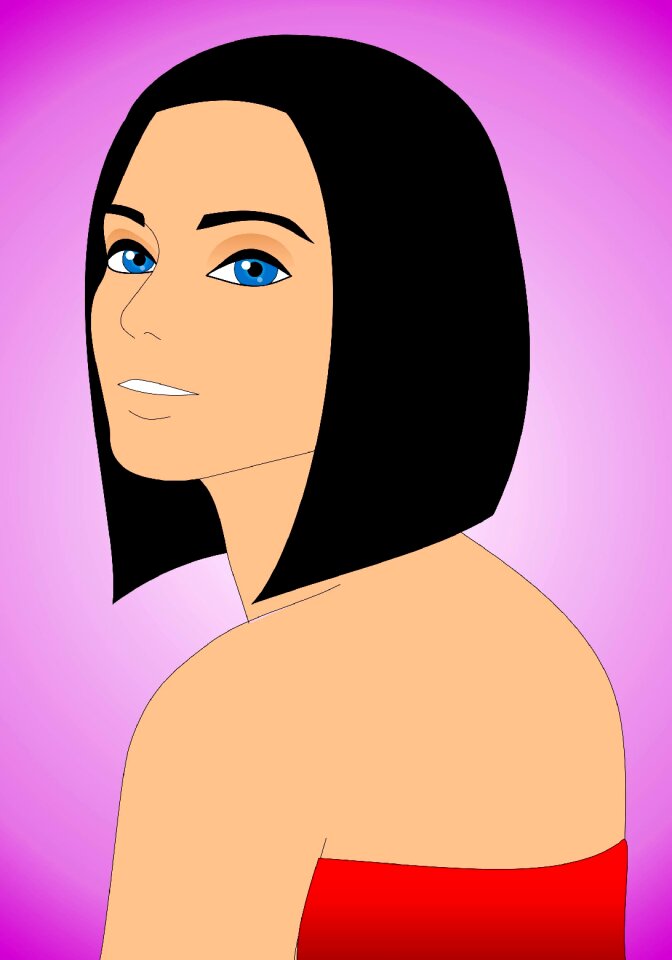 Woman face beautiful women