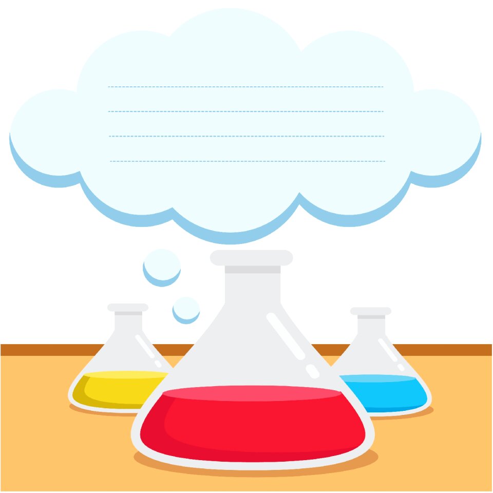 Experiments clipart cartoon