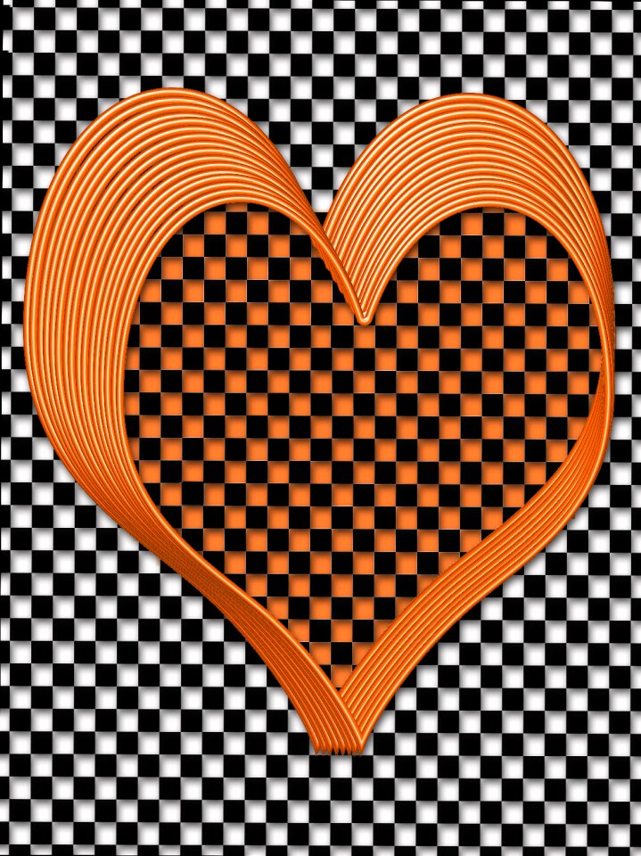 Black and white love red