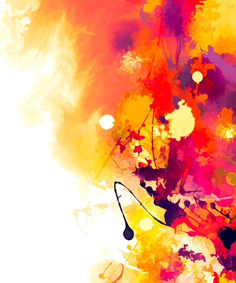 Design colorful artistic