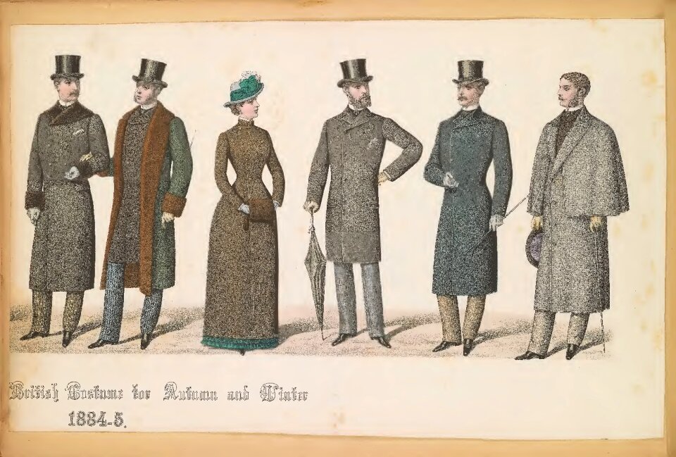 Old paper vintage fashion bygone