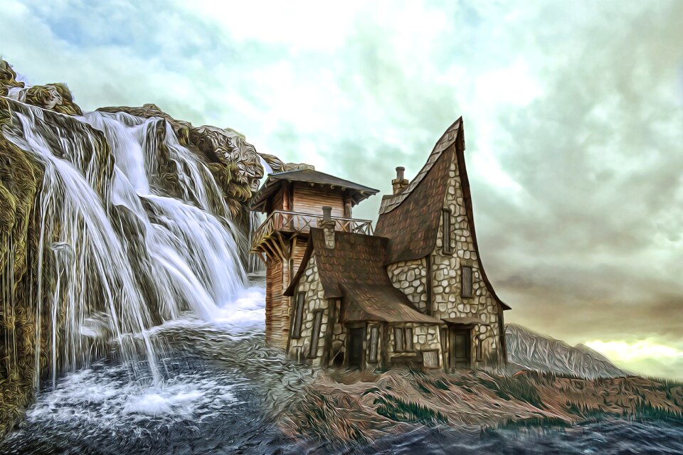 Abandoned outdoors landscape