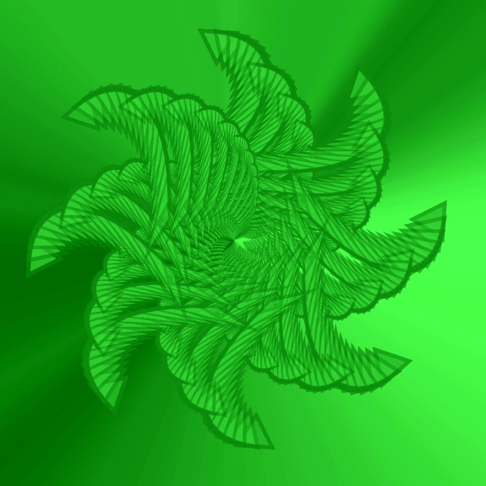 Spiral pattern symmetry
