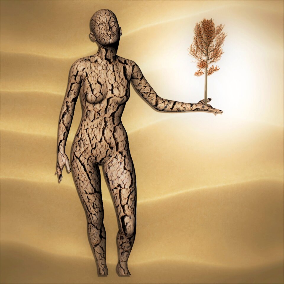 Fantasy picture tree thoughtless background