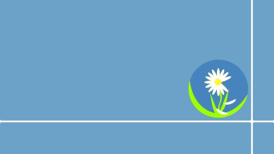 Blue daisy Free illustrations