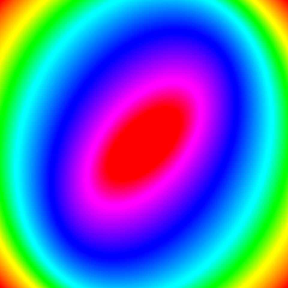 Abstract art ellipse