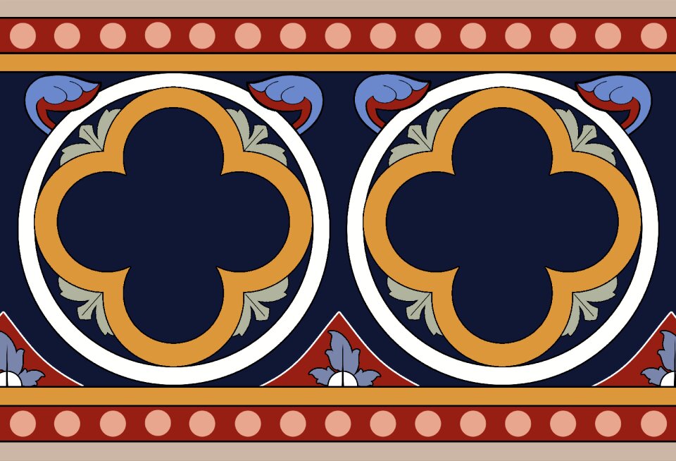 Ornaments architecture wall decoration