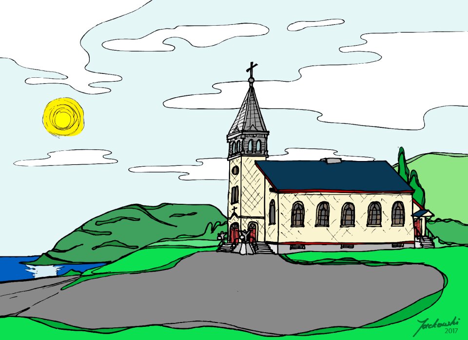 Church gaspesie architecture