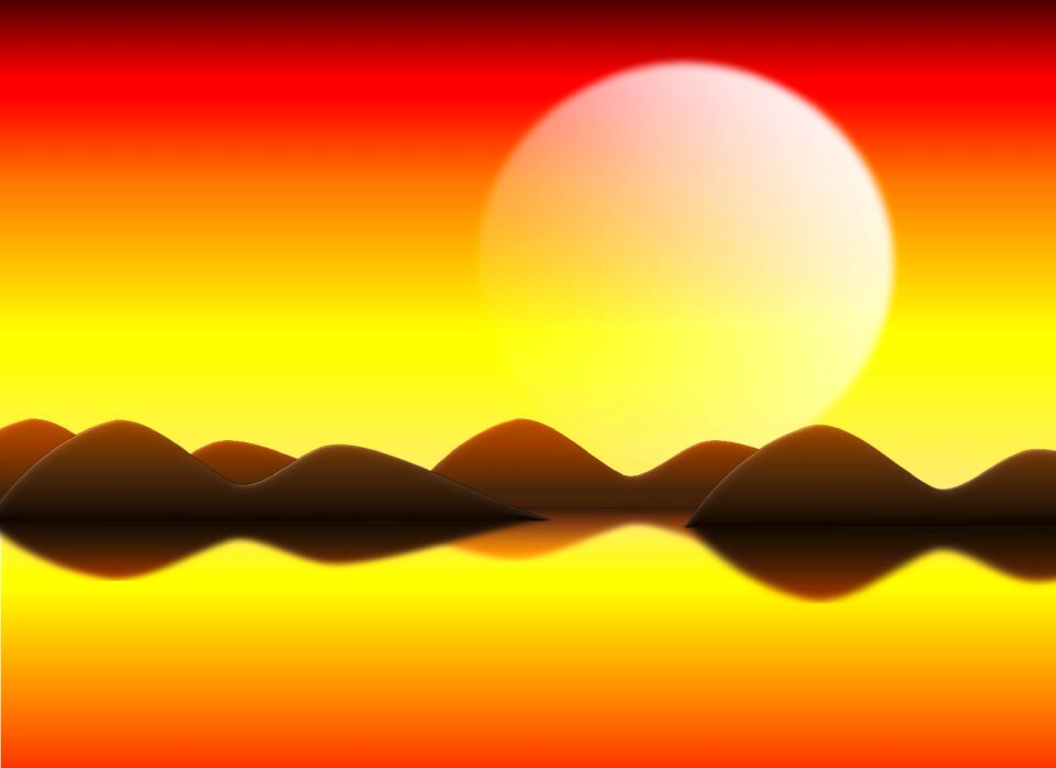 Night evening nature