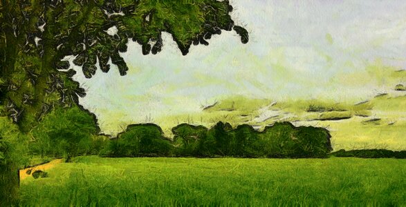 Artwork abstract painting
