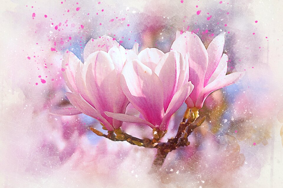 Abstract nature wedding