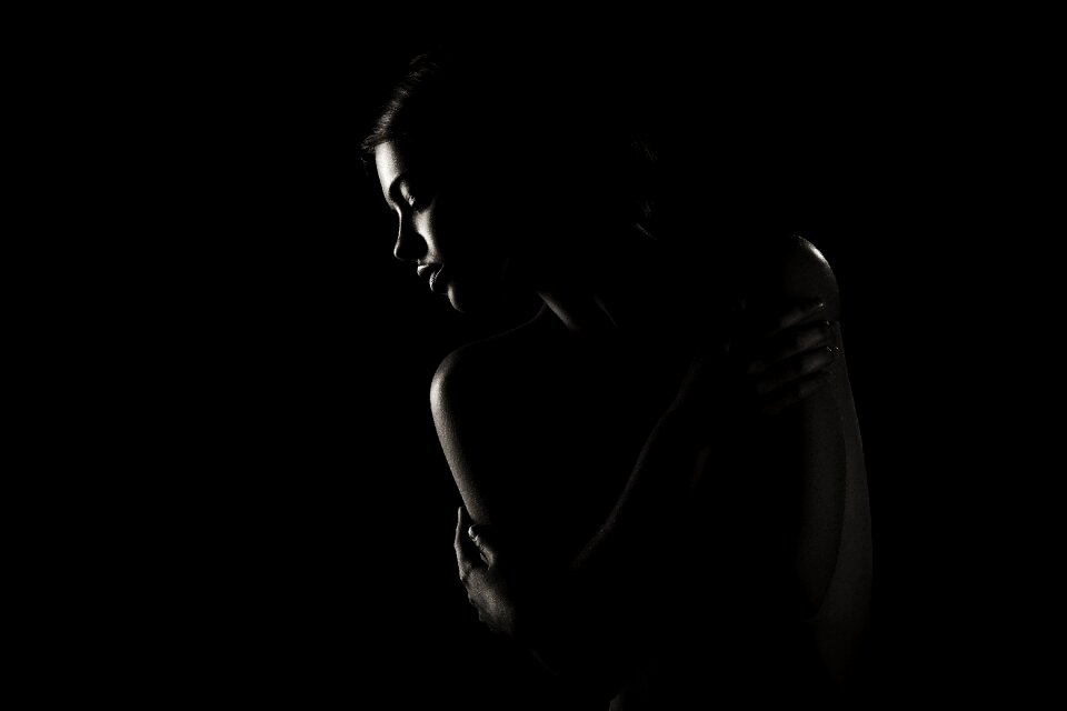 Attractive woman emotion