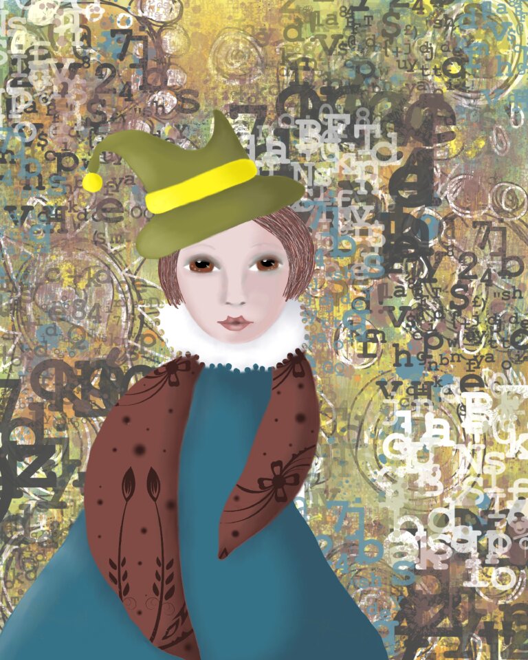 Cute woman colonial