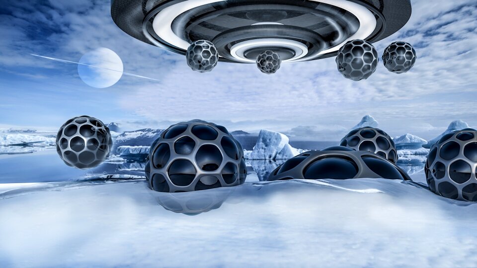Rendering futuristic forward